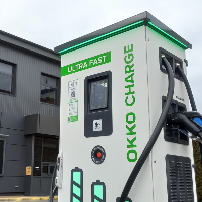 IN JANUARY, OKKO INSTALLED THREE NEW ULTRA FAST CHARGERS